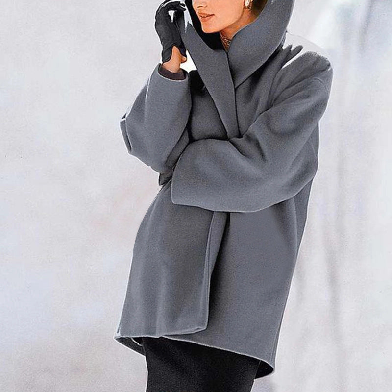 CozyHood Wool Coat